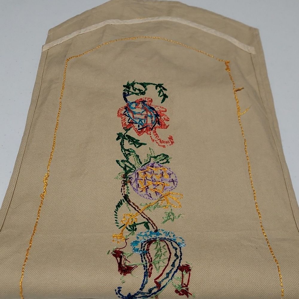 Beautiful Embroidery runner, Hand made(InvS112) - Picture 6 of 7